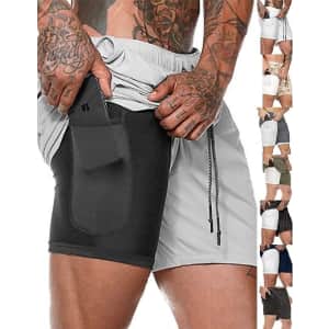 Men's Slim Fit Running Shorts for $7 Men's Slim Fit Running Shorts for $7