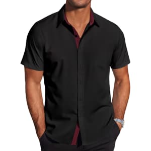 Coofandy Men's Wrinkle Free Dress Shirt for $14 Coofandy Men's Wrinkle Free Dress Shirt for $14